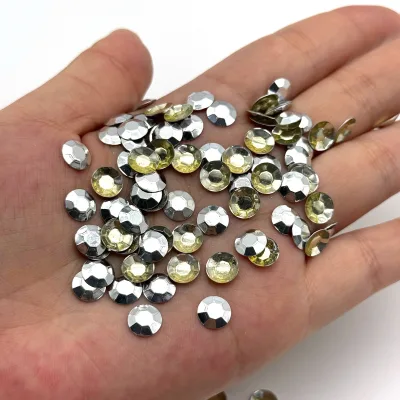 CY Resin Rhinestones for DIY Crafts Versatile Embellishments for Wedding Dress Garment Accessories Faceted Flatback Hotfix