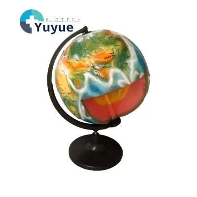 32CM Earth Internal Structure Globe Model, 3D Geology Teaching Aid for Geography Education