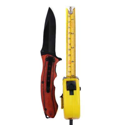 Custom Wood Pocket sharp Cutting Knifes Outdoor Survival Cutter Stainless Steel Small Camping Folding Hunting Pocket Knife