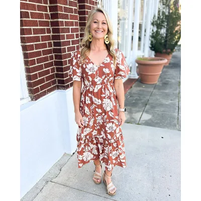 Aschulman Custom Spring Clothing Elegant 2023 Maxi Summer Dress Ruffles Chiffon Beach Floral Short