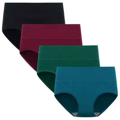 Breathable Reusable Plus Absorbent Leak Proof Seamless High-Waist Nylon Cotton Wholesale Period Underwear Mutande Mestruali