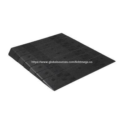 High strength, HDPE removable ramp, for wheelchairs or scooters