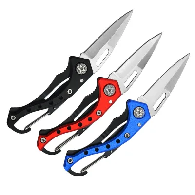 Heavy Pocket 12.5cm Length Stainless Steel Handle Multifunctional Foldable Knife for Hiking Survival