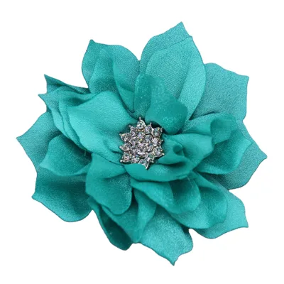 Good Workmanship Pearl Wrinkle Chiffon Artificial Flower Heads