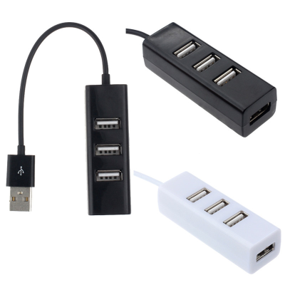 4 Ports Port USB 2.0 HUB High Speed Portable Mini USB Splitter Adapter for Laptop PC Notebook Computer