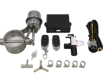 Custom Exhaust Valves Welded Rotary Valve Kits Two-Way Stainless Steel Actuator Part Valves