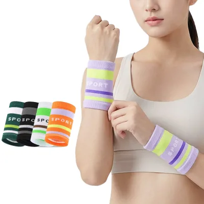 Sports Badminton Tennis Fitness Basketball Wristraps Lightweight Absorbent Sports Wristbands