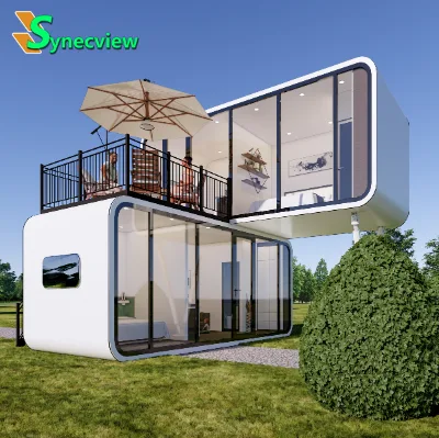 Apple Cabin Premium Luxury Portable Mobile Hotel Homestay Resort Building Prefab House Full Equipment Prefab Prefabrica