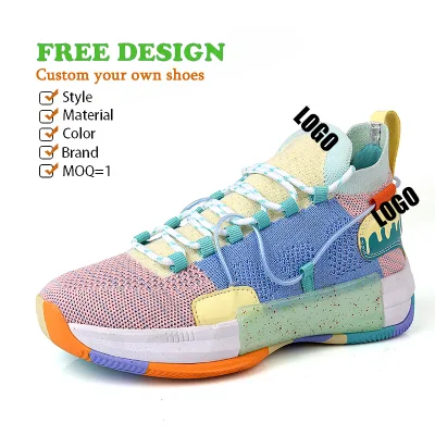 Cheaper Customization New Fashion Chaussures Zapatillas Sports Casual Custom Brand Mens Basketball Shoes Retro Sneakers