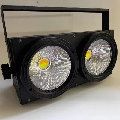 200W Stage Performance RGBW Cob Floodlight Par Light Bar Warm White LED Beam Lights 2-Eye Fill Light for DJ Application