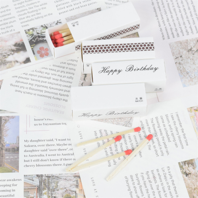 Box Matches Exquisite Cigar Matches Free Design logo Quality Factory Processing Matches