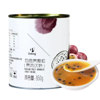Doking Premium Sweet Canned Passion Fruit Gramules for Buubble Tea Drink