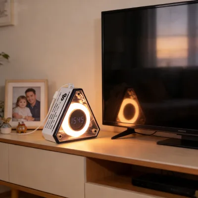 Night Light Table Lamp Dimmable Touch Control Magnetic Triangle 1800mAh Kids Foldable Waterproof CE RoHS OEM ODM Factory