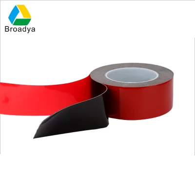 Waterproof and Durable Red Liner Self-adhesive Acrylic Foam Tape for Automotive Use