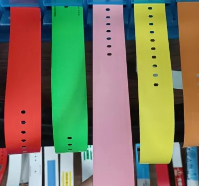 Printing Thermal Wristband Roll Hospital Patient Id Bracelet Disposable Printable Medical ID Wristbands With Barcode