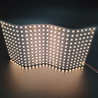 Super Bright 490*245mm DC24V 288LED/PCS Individual Cut Single White Cuttable Flexible LED Light Sheet Panel for Modern Hotels