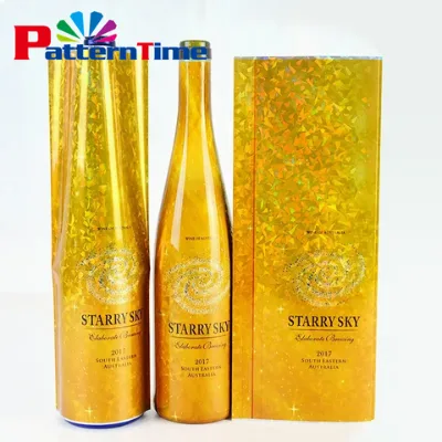 Hologram laser heat shrink sleeve film wine label
