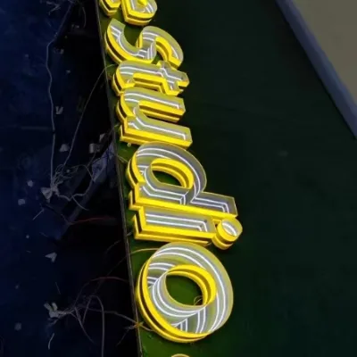 Acrylic Mirror Sign 3D Led Letter Sign Infinity Mirror Light Infinite Mirror Electronic Sign