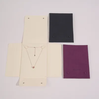 Custom Velvet Necklace Bag Fashion Portable Travel Jewelry Display Bag Square Earring Ring Jewelry Storage Bag