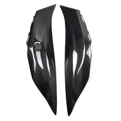 For Kawasaki ZX10R ZX 10R 2016+ Motorcycle 3K Carbon Fiber Rear Seat Side Panels Rear Tail Side Seat Cover Fairings