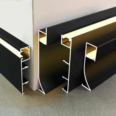 Modern Design Sports Venues Aluminium Alloy Skirting Board LED Profile with Online Technical Support