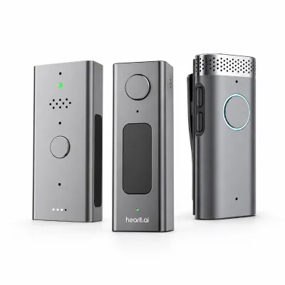 HA-MIC04/05/06 Clip Voice Recorder Language Translator Device Ai Transcription for Meeting Ai Smart Voice Recorder with NFC
