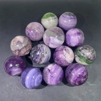 New Products Crystal Craft High Quality Silk Fluorite Sphere for Decoration&Gift