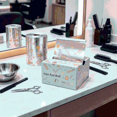 Food Grade Aluminum Hair Foil Waterproof Hair Coloring Foil Heat Resistant Haidessing Foil for Barber Shop Daily Styling