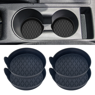 Car coaster Cup Holder Car Car Central Control Water coaster Round Anti-slip Creative Silicone coaster