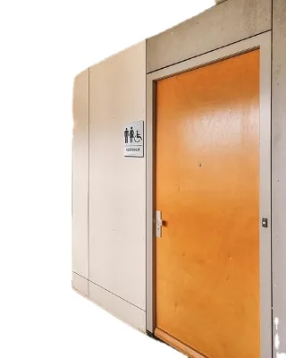 Customized Hot Selling New ADA Mark Commercial Modern Toilet Braille Bathroom Logo Compliant With ADA Standards Signs