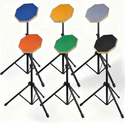 Factory Wholesale 8 Inch Mute Drum Pad - Professional Practice Pad with Stand Silent Percussion Training