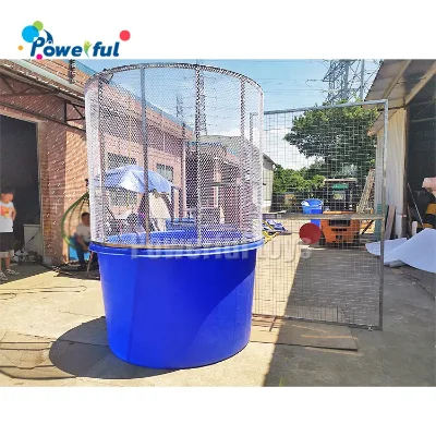 Summer Hot Sale Outdoor Portable Inflatable Water dunk tank Game Splash Dunking Booth