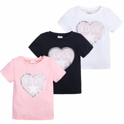 Summer Customization  Baby T-shirts Comfortable OME/ODM Kids t Shirts Cotton Fashion Top Children's Clothing