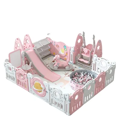 Colorful Safety Protection Toddlers Plastic Fence High Quality Living Room Kids Playpens for Safety
