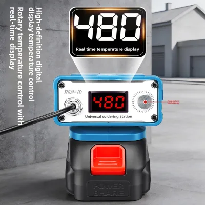 Mini Wireless Ceramic Heating Element Soldering Iron 24V Input Voltage Rapid Heating Lithium-battery-powered Multi-Function Home