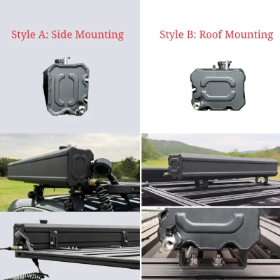 Aluminum B2B Supplier Car Roof Water Tank Camping Outdoor Lightweight Durable Waterproof 18L/26L/36L Heavy Duty Professional