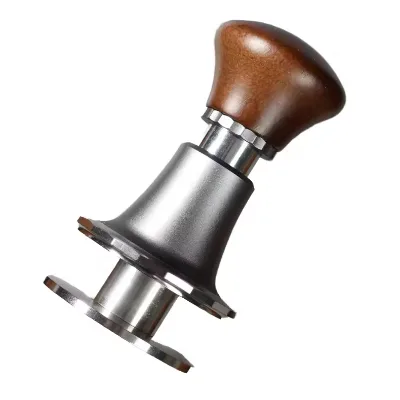58.5mm Coffee Press Spring Type Espresso Press Automatic Rebound Constant Force Powder Dispenser