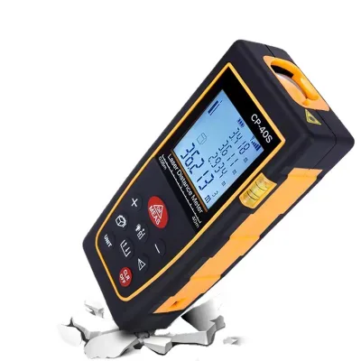 CP-40 Digital Laser Distance Meter 40m-120m Range Finder with LCD Display Tape Measure Tool for Home Improvement Construction