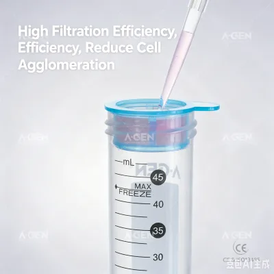 Lab Filter Cell Strainers 40um Nylon Mesh Sterilized China