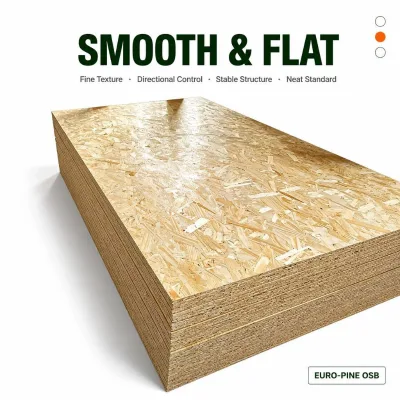 Good Stability Osb Panel Board 9mm 12mm 15mm 18mm 21mm 25mm Osb Sandwich Board 7/16 Inch Other Construction for Slat Wall Panel