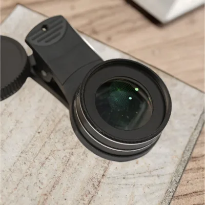 4K HD Phone Macro Lens Clip-On 15X Optical Magnification 30X Close-Up Effect Universal Cell Phone Camera Lens for iPhone Android
