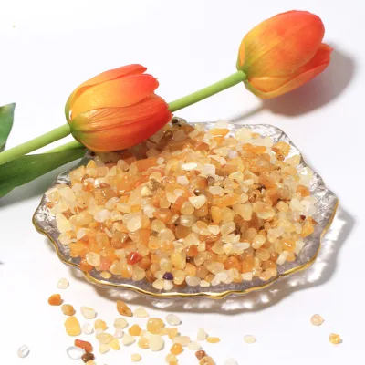 Hot Sales Natural Goldline Jade Tumbled Stone Crystal Chips Healing Crystal Crafts Tumbled Jade Chips