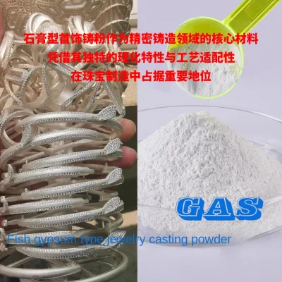 GAS Shark Model Precision Powder for High-Temperature Resistant Lost-Wax Casting Jewelry Ornaments; DIY Jewelry Making Material