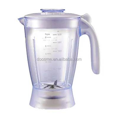Juicer Jar: 620L Plastic Blender Jar Round Juicer Jug Beaker Cup with Lid Blade and Base Jarra De Licuadora PHIL