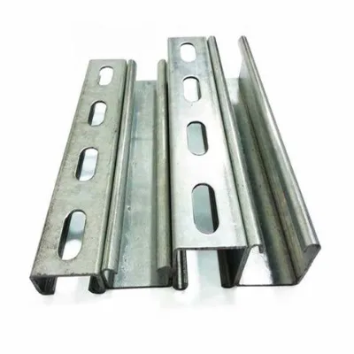 Aluminum Alloy Perforated Strut Channel Riel Unistrut SS304 for Seismic Brackets with Cutting/Welding Services ASTM Standard