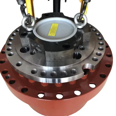 GFT110 W3 6497 Three Stage Planetary Winch Hoist Gearbox Ratio 60.0 for Rotary Drill Rig Crane Lifting Equipment