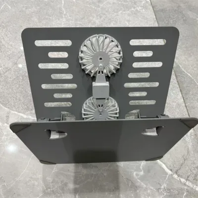Carbon Material Notebook Stand Riser Ajustable Laptop Stand Cooler Laptop Stand With Cooling Fan