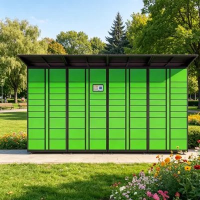 Waterproof Eco-Friendly Outdoor Automatic Electronic Code Lock Luggage Locker with Wall/Floor Mount for Apartment & Public Use