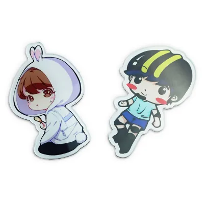 2024 Promotion Gift Custom Printed Anime Cartoon Pattern Acrylic Fridge Magnets Refrigerator Sticker
