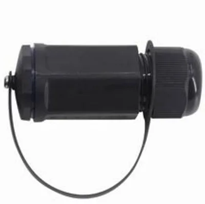 RJ45 waterproof connector extended joint with 1 waterproof cover rj45 network rubber band connector